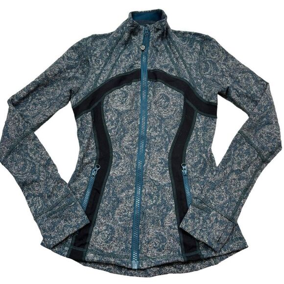Ladies Lululemon Define Jacket Brushed Rose‎ Herringbone Pattern Size 4 - Picture 5 of 16